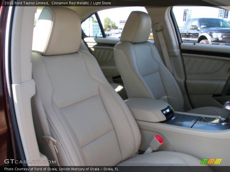 Cinnamon Red Metallic / Light Stone 2010 Ford Taurus Limited