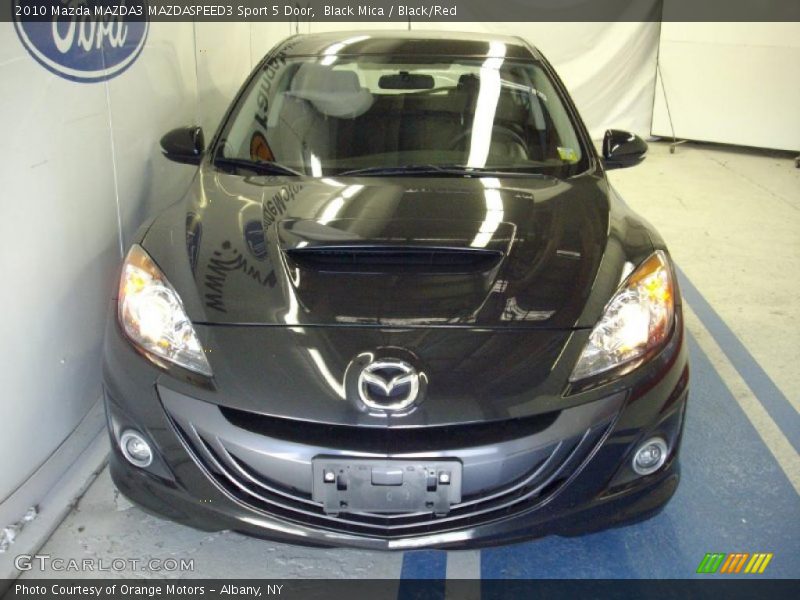 Black Mica / Black/Red 2010 Mazda MAZDA3 MAZDASPEED3 Sport 5 Door