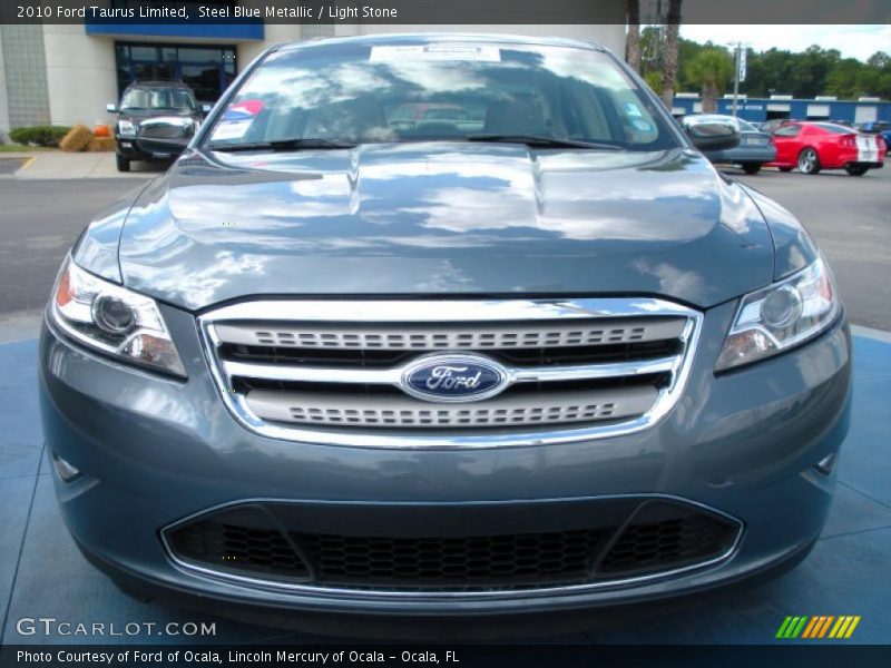 Steel Blue Metallic / Light Stone 2010 Ford Taurus Limited