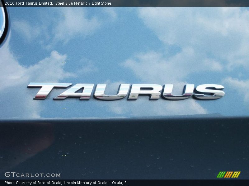 Steel Blue Metallic / Light Stone 2010 Ford Taurus Limited