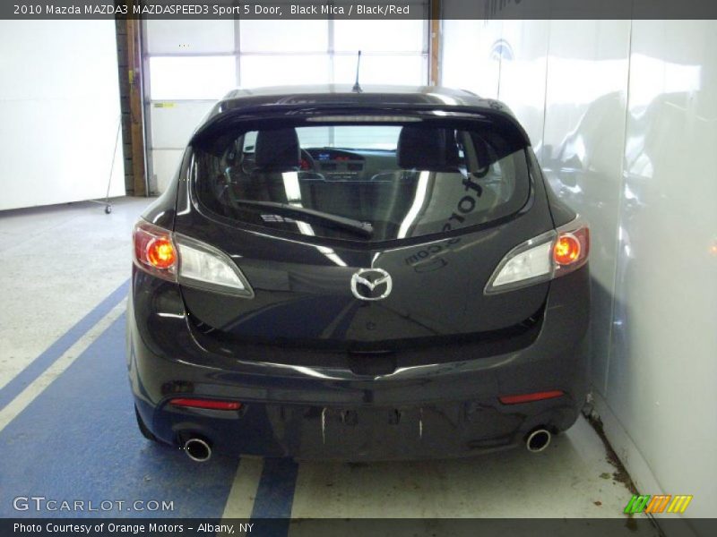Black Mica / Black/Red 2010 Mazda MAZDA3 MAZDASPEED3 Sport 5 Door