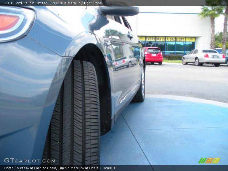 Steel Blue Metallic / Light Stone 2010 Ford Taurus Limited