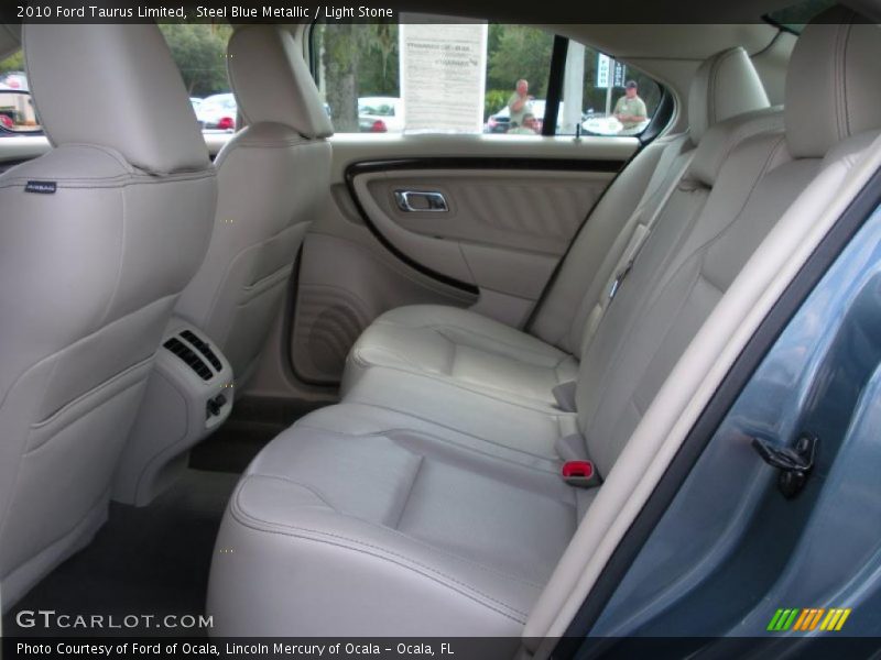 Steel Blue Metallic / Light Stone 2010 Ford Taurus Limited