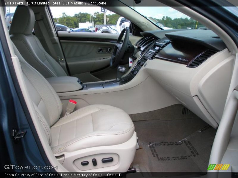 Steel Blue Metallic / Light Stone 2010 Ford Taurus Limited