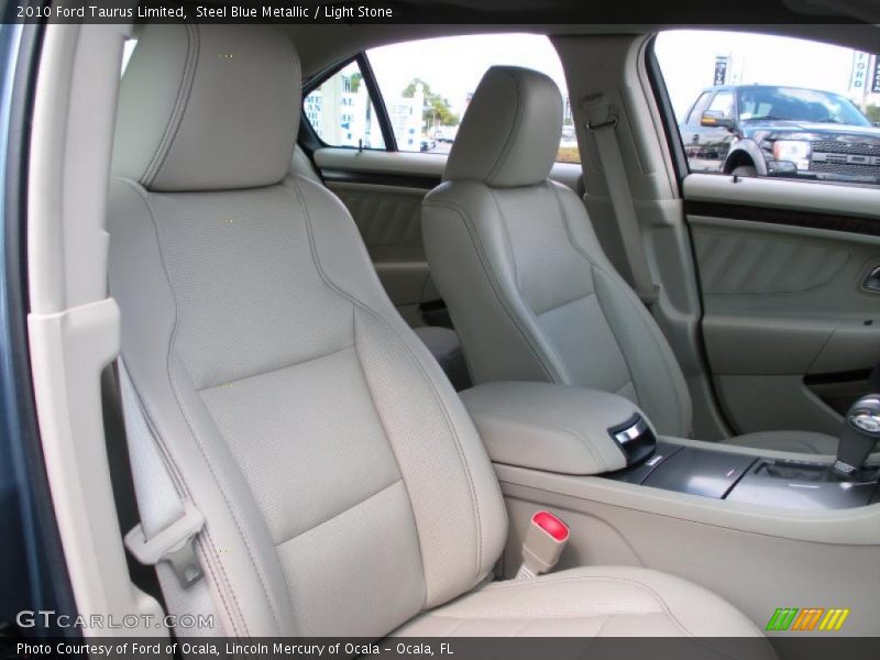 Steel Blue Metallic / Light Stone 2010 Ford Taurus Limited