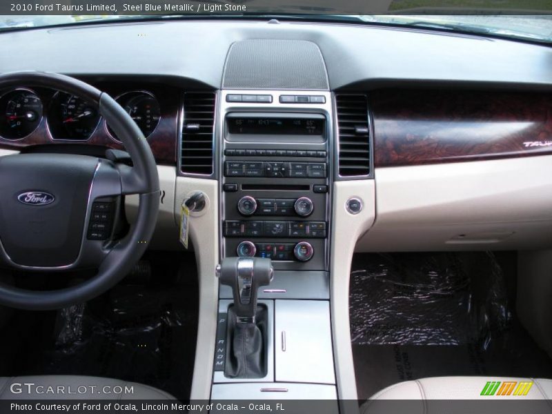 Steel Blue Metallic / Light Stone 2010 Ford Taurus Limited