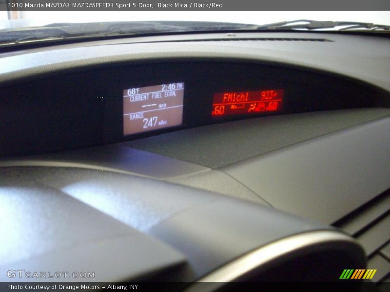 Black Mica / Black/Red 2010 Mazda MAZDA3 MAZDASPEED3 Sport 5 Door