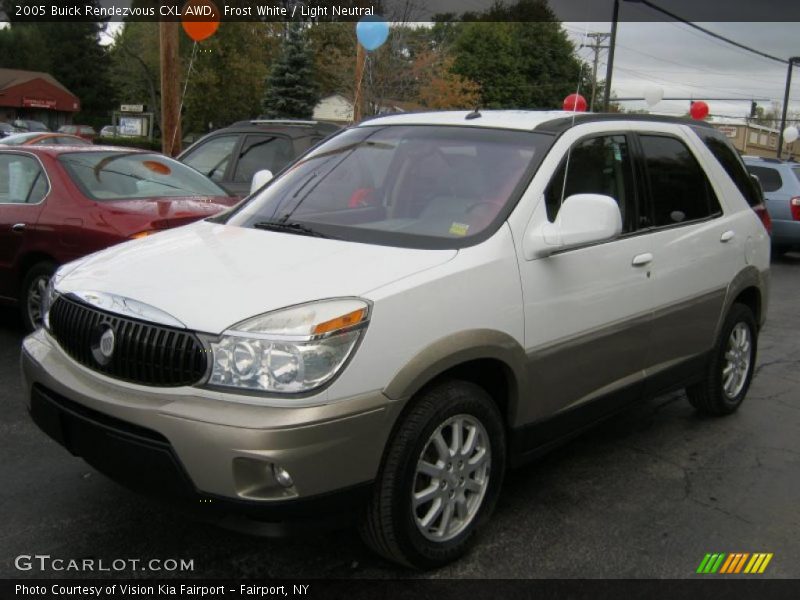 Frost White / Light Neutral 2005 Buick Rendezvous CXL AWD