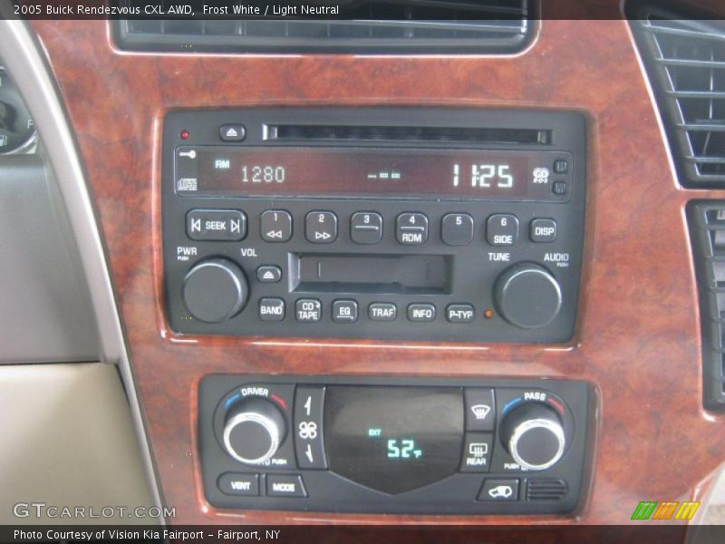 Controls of 2005 Rendezvous CXL AWD