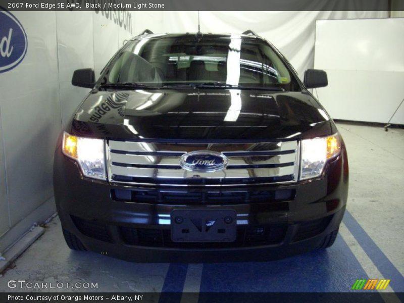 Black / Medium Light Stone 2007 Ford Edge SE AWD