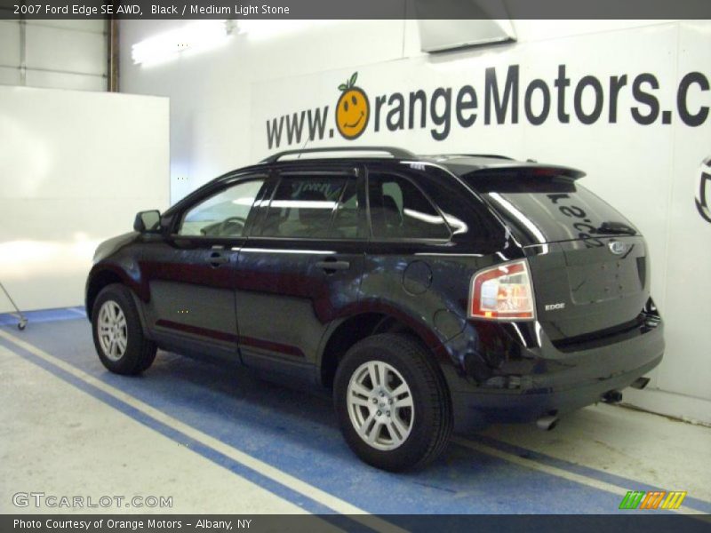 Black / Medium Light Stone 2007 Ford Edge SE AWD