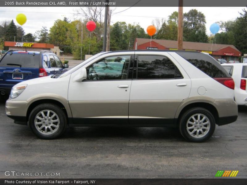 Frost White / Light Neutral 2005 Buick Rendezvous CXL AWD