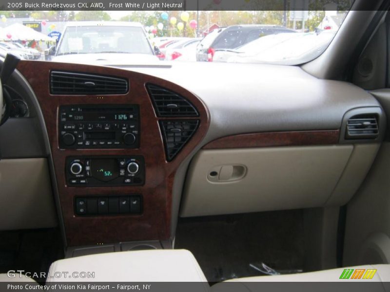 Dashboard of 2005 Rendezvous CXL AWD