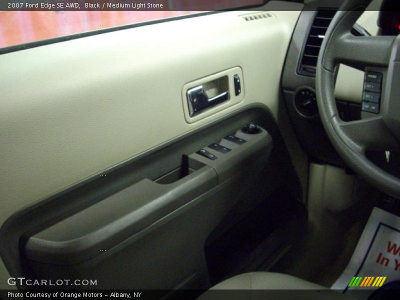 Black / Medium Light Stone 2007 Ford Edge SE AWD