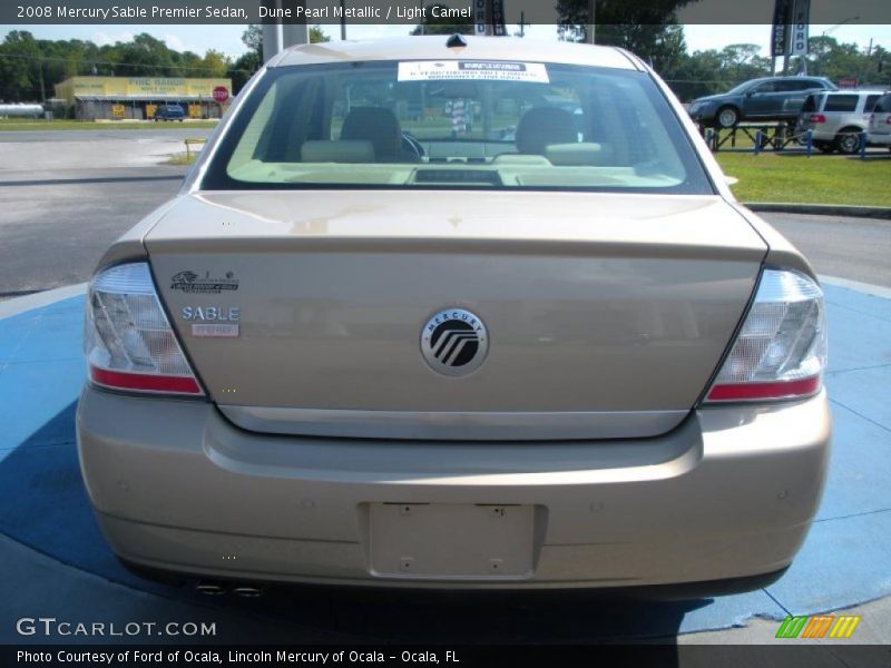 Dune Pearl Metallic / Light Camel 2008 Mercury Sable Premier Sedan