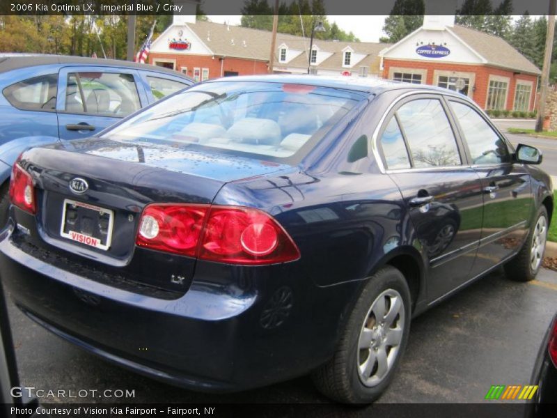 Imperial Blue / Gray 2006 Kia Optima LX