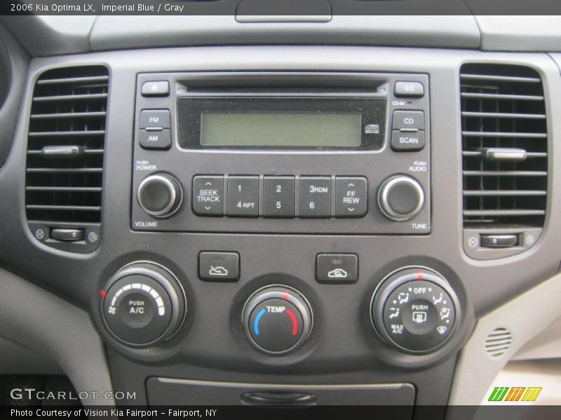 Controls of 2006 Optima LX