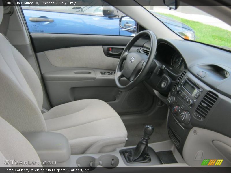  2006 Optima LX Gray Interior