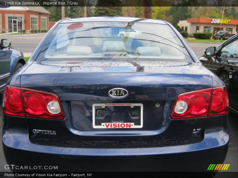 Imperial Blue / Gray 2006 Kia Optima LX