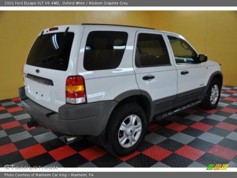 Oxford White / Medium Graphite Grey 2001 Ford Escape XLT V6 4WD