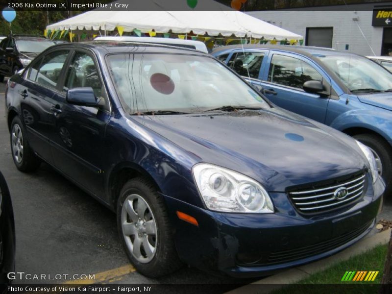 Imperial Blue / Gray 2006 Kia Optima LX