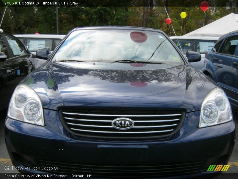 Imperial Blue / Gray 2006 Kia Optima LX