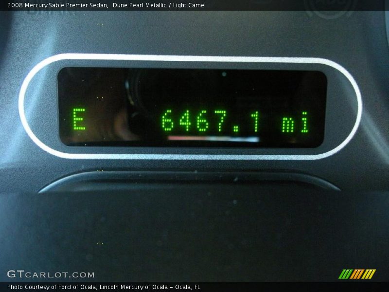 Dune Pearl Metallic / Light Camel 2008 Mercury Sable Premier Sedan