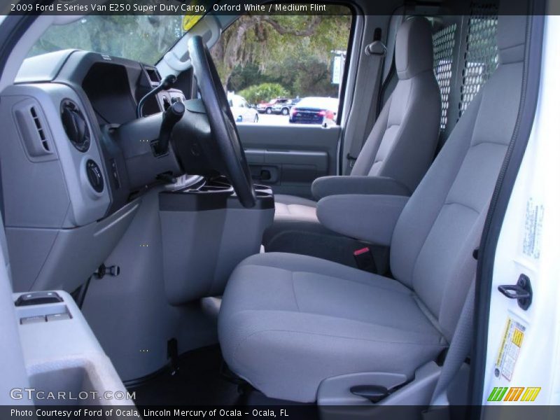 Oxford White / Medium Flint 2009 Ford E Series Van E250 Super Duty Cargo