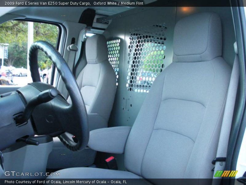 Oxford White / Medium Flint 2009 Ford E Series Van E250 Super Duty Cargo
