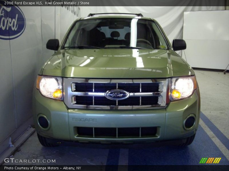 Kiwi Green Metallic / Stone 2008 Ford Escape XLS
