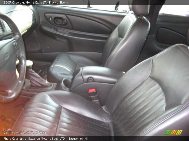  2005 Monte Carlo LT Ebony Interior
