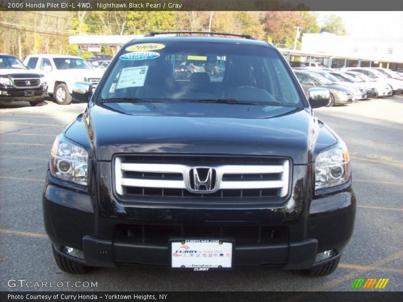 Nighthawk Black Pearl / Gray 2006 Honda Pilot EX-L 4WD