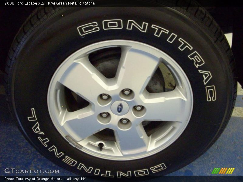Kiwi Green Metallic / Stone 2008 Ford Escape XLS