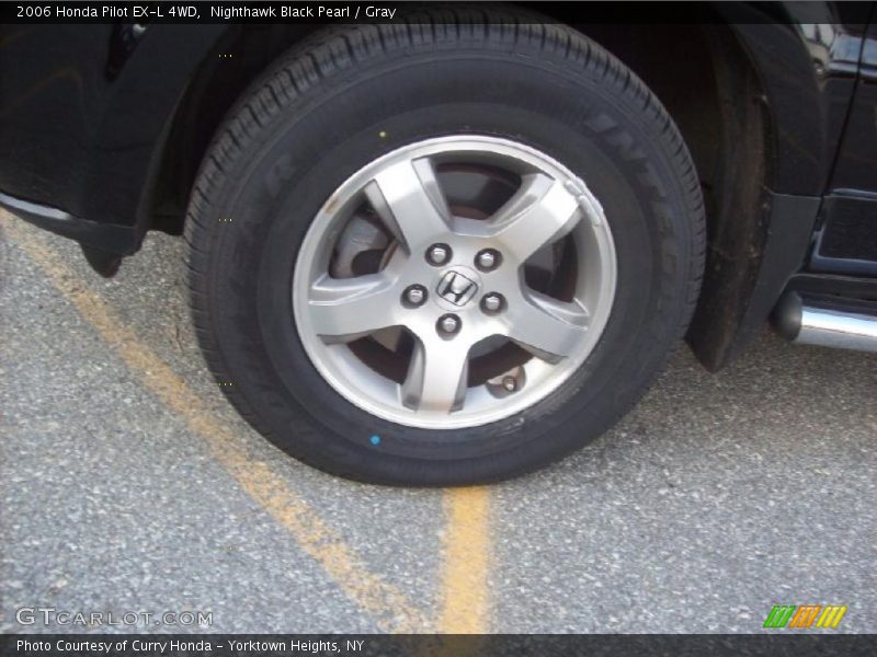 Nighthawk Black Pearl / Gray 2006 Honda Pilot EX-L 4WD