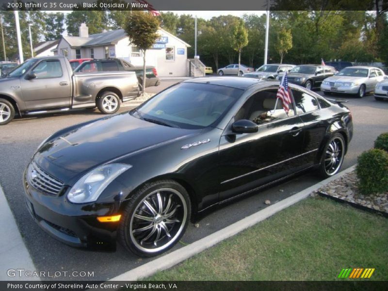 Black Obsidian / Willow 2003 Infiniti G 35 Coupe