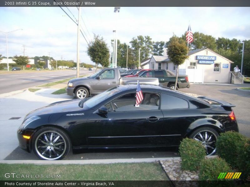 Black Obsidian / Willow 2003 Infiniti G 35 Coupe