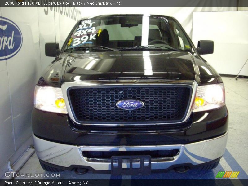 Black / Medium/Dark Flint 2008 Ford F150 XLT SuperCab 4x4