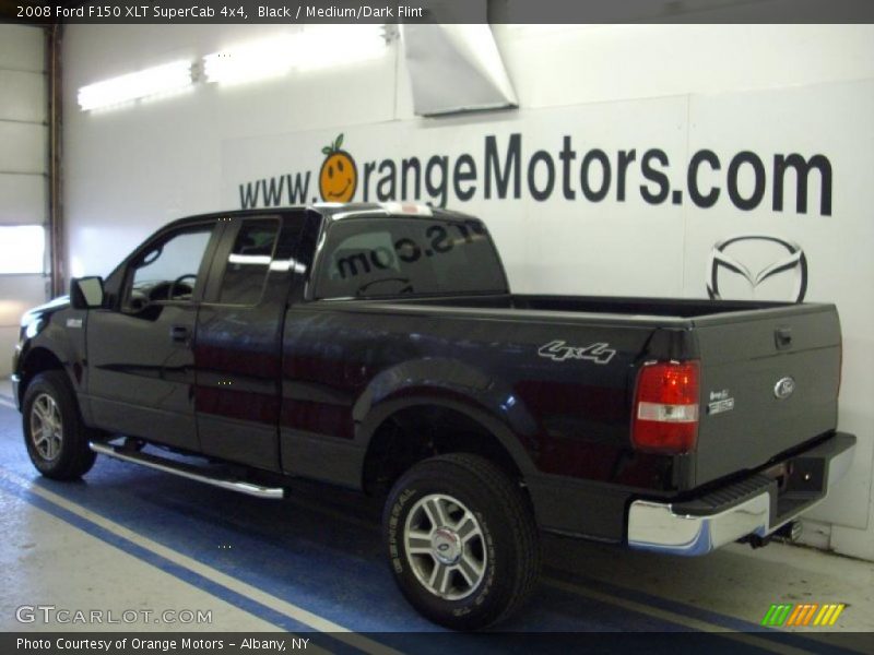 Black / Medium/Dark Flint 2008 Ford F150 XLT SuperCab 4x4