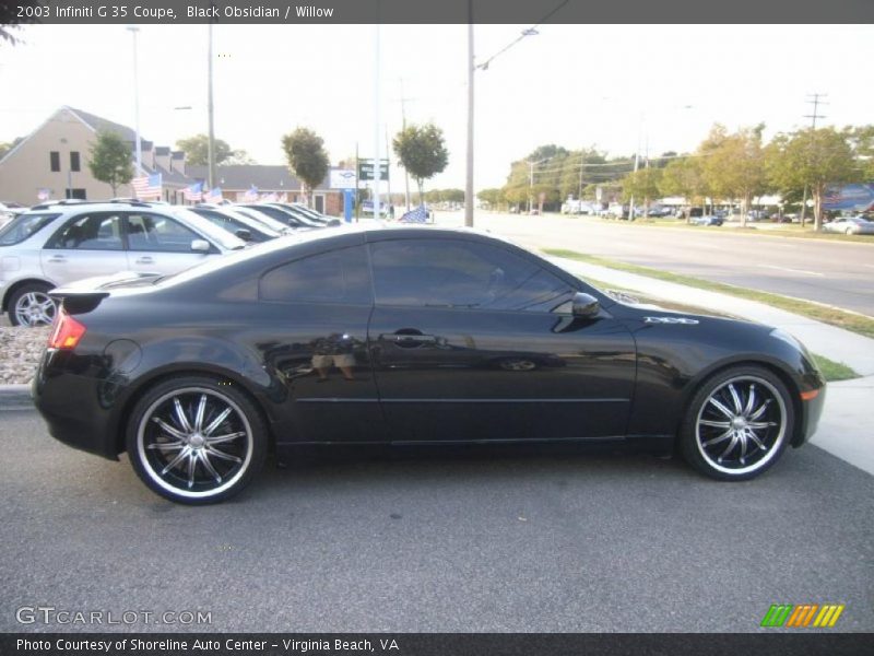 Black Obsidian / Willow 2003 Infiniti G 35 Coupe