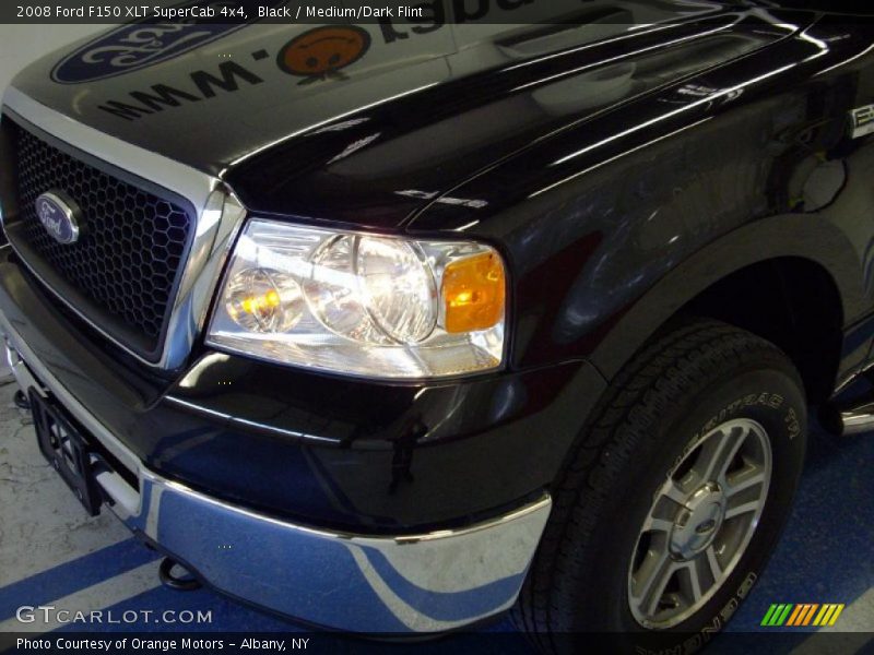 Black / Medium/Dark Flint 2008 Ford F150 XLT SuperCab 4x4