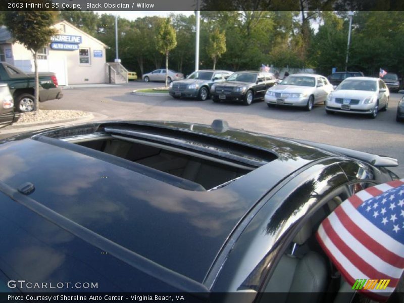 Black Obsidian / Willow 2003 Infiniti G 35 Coupe