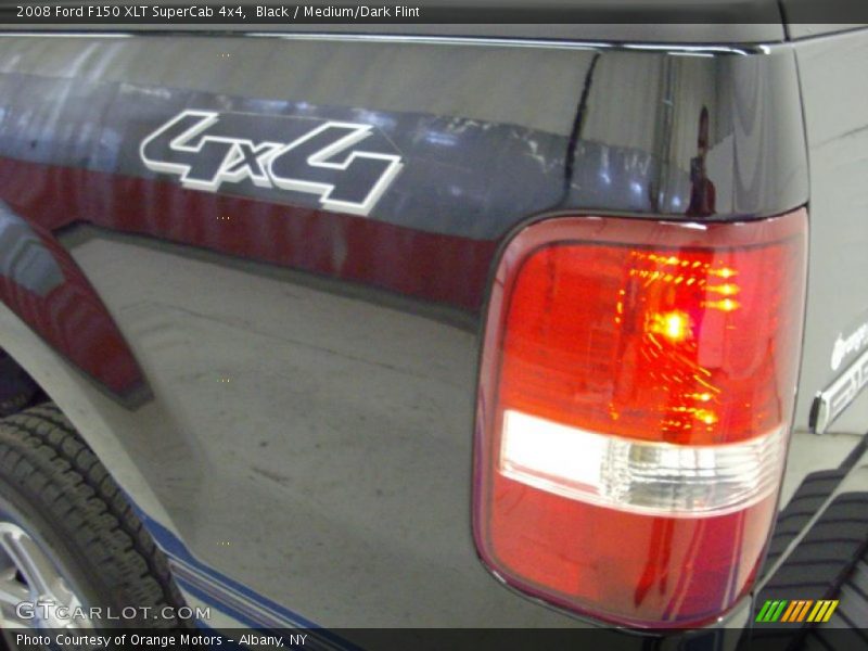 Black / Medium/Dark Flint 2008 Ford F150 XLT SuperCab 4x4