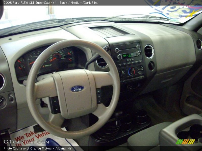 Black / Medium/Dark Flint 2008 Ford F150 XLT SuperCab 4x4
