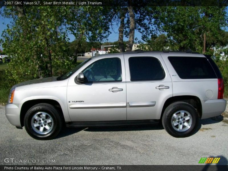 Silver Birch Metallic / Light Titanium 2007 GMC Yukon SLT