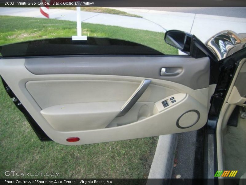 Black Obsidian / Willow 2003 Infiniti G 35 Coupe