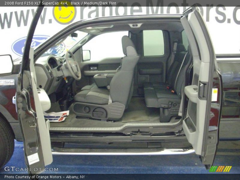 Black / Medium/Dark Flint 2008 Ford F150 XLT SuperCab 4x4