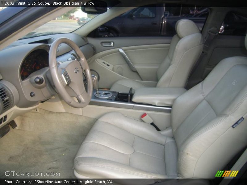 Black Obsidian / Willow 2003 Infiniti G 35 Coupe