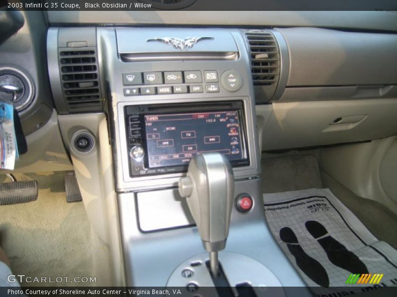 Black Obsidian / Willow 2003 Infiniti G 35 Coupe