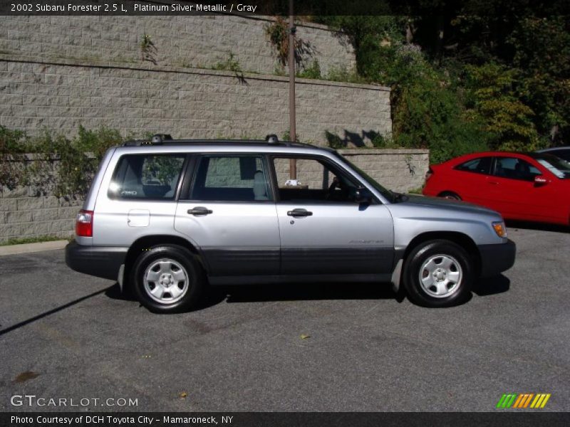 Platinum Silver Metallic / Gray 2002 Subaru Forester 2.5 L