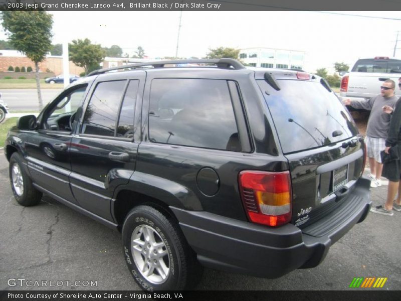 Brilliant Black / Dark Slate Gray 2003 Jeep Grand Cherokee Laredo 4x4